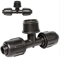 Тройник  быстроразъёмный QJ М 16-3/4-16