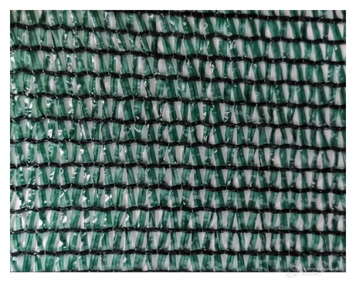 Сетка фасадная 55%, ширина 2*20 пм (темно-зеленый) фото 2