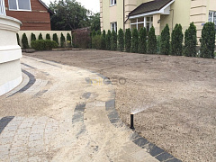 Благоустройство частного дома.установка системы автополива 