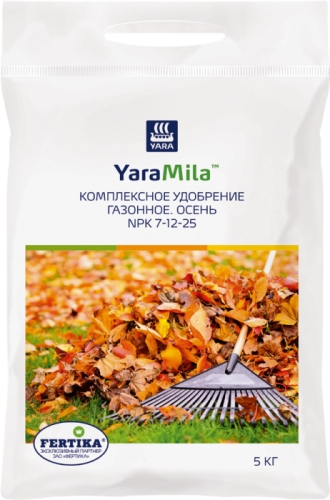 Удобрение YaraMila газонное осень, 5 кг