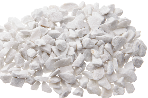 Щебень декоративный White Angel (Экста Белый) фр.10-15мм, упаковка 25 кг