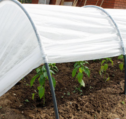 Спанбонд св/ст 17г/м2 3,2х500м БЕЛЫЙ (рулон 1600м2) фото 2