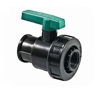 Кран вн/вн 1"х1" pls Цвет: зеленый (Турция) POELSAN