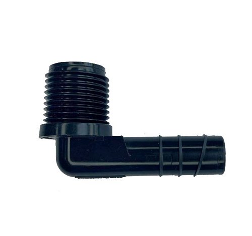 Колено SBE (Уголок гибкой подводки) 1/2"(черный) ПИОНЕР™ - EFX-H-050