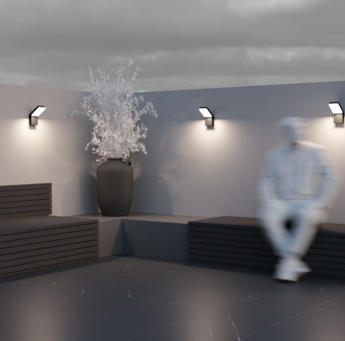 Настенный светильник (бра) Paso O595WL-L12B3K (3000К 12Вт IP 54) фото 5