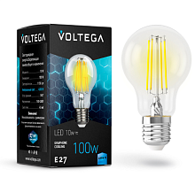 Светодиодная лампа Crystal Graphene A60 10W 4000K E27 (7101)