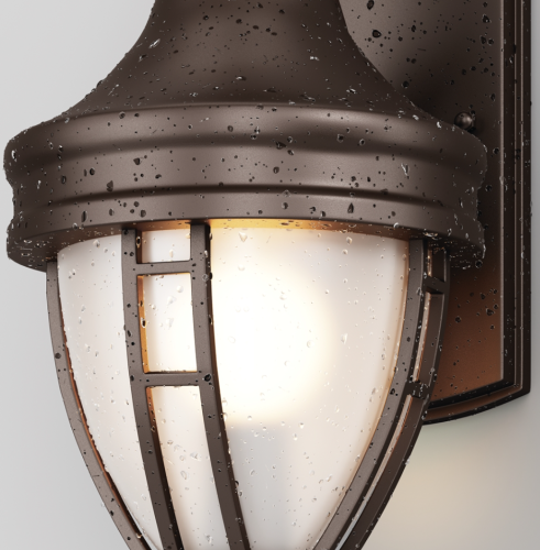 Настенный светильник (бра) Rivoli O027WL-01B (60Вт IP 44) фото 4