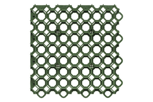 Георешетка полипропиленовая 500х500х40мм для ландшафтных работ ЗЕЛЕНАЯ фото 6