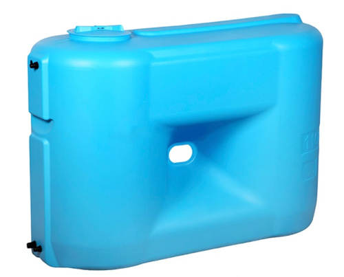 Емкость для воды Акватек Combi W-1100 BW (прямоугольная 750х1800х1290(в)/350мм), сине-белая, с попла