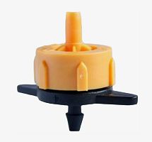 Капельница компенсированная  разборная 1/4" Желтая 2л/ч 0,8-3,2 bar, GH арт: PCT0102