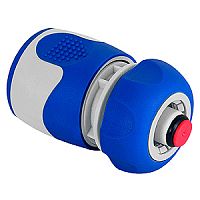 Коннектор с аквастопом для шланга 12 мм (1/2), пластик, TPR GWHC20-058 GREEN APPLE