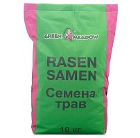 Газонная травосмесь GREEN MEADOW Декоративный газон для глинистых почв 10 кг