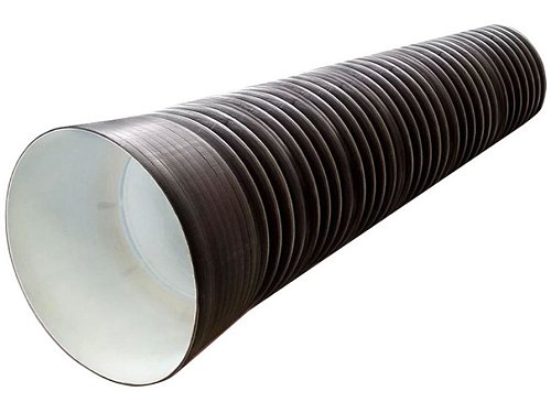 Труба гофрированная d 315/276 с раструбом L=6, SN6