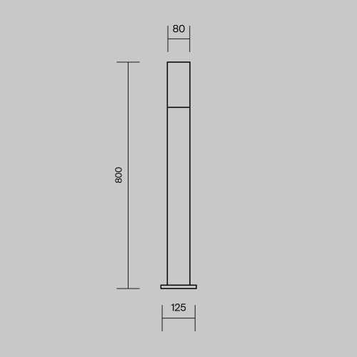 Ландшафтный светильник O418FL-01GR1 фото 6