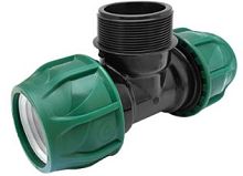 Тройник с нар. рез. 25х1/2х25 pls (10) Турция Цвет: Зелёный