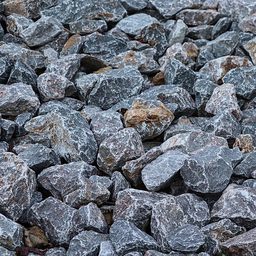 Щебень гранитный ЧЕРНЫЙ фр. 40-70 мм (20 кг) фото 2