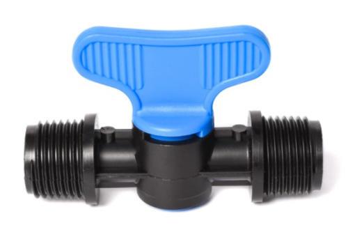 Кран шаровый PCV M-M (GZ, GZ) 3/4"-3/4" фото 2