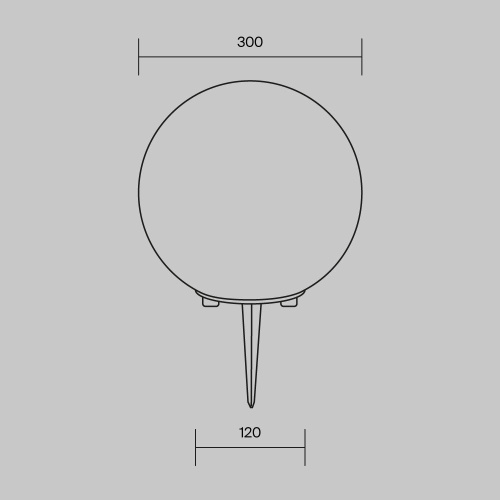 Ландшафтный светильник Erda O594FL-01W (30Вт IP 54) фото 3