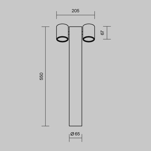 Ландшафтный светильник Wall Street O010FL-02B (50Вт IP 54) фото 8