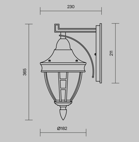Настенный светильник (бра) Rivoli O027WL-01B (60Вт IP 44) фото 6
