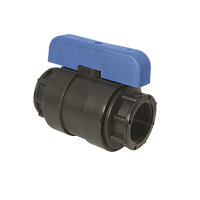 Кран в/в 1/2"х1/2" pls (10) цвет: синий (Турция) POELSAN