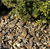 Щебень декоративный "Древесно-каменная кора" фр. 32-64 мм, упаковка 20 кг