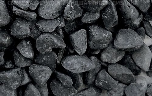 Щебень гранитный ЧЕРНЫЙ фр. 5-20 мм (25 кг) фото 2
