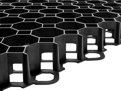 Георешетка полипропиленовая 600х400х40мм для ландшафтных работ ЧЕРНАЯ фото 3