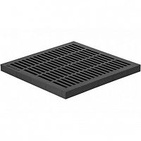 Решетка водоприемная Gidrolica Point РВ-40.40 - пластиковая, кл. А15