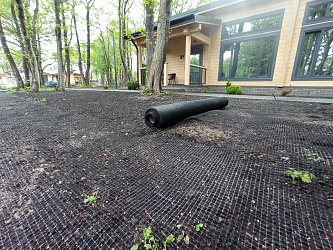 Установка системы автополива и озеленение 5000 М2