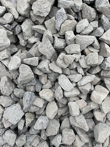 Щебень гранитный ЧЕРНЫЙ фр. 40-70 мм (35 кг)