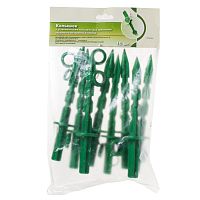 Колышек 20см с установочным кольцом для крепления спанбонда и пленки (10 шт)