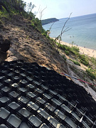 Укрепление склонов на частном объекте п. Янтарный