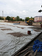 Устройство игровой площадки(футбольное поле) и прилегающий территории