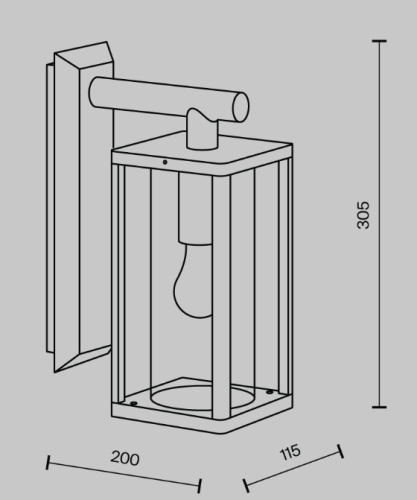 Настенный светильник (бра) O452WL-01GF1 фото 3