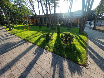 Установка системы автополива и озеленение 5000 М2