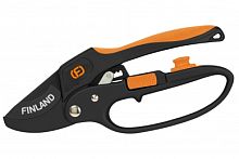 Секатор профессиональный с храповым механизмом  Finland (1611)