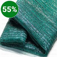 Сетка фасадная 55г/м2, ширина 4*50 пм (темно-зеленый)