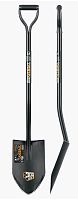 Лопата штыковая ЦИ Кузбасс цельнометаллическая с удлиненным штыком с зубьями (2007)