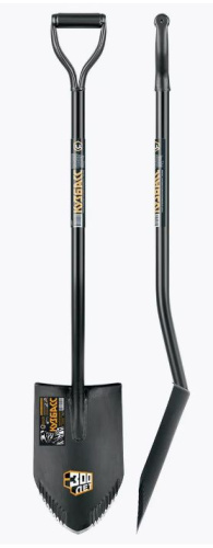 Лопата штыковая ЦИ Кузбасс цельнометаллическая с удлиненным штыком с зубьями (2007)