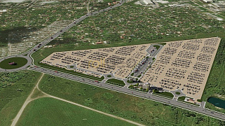 Строительство парковки к ЧМ 2018 в г. Калининград на 4200 мест