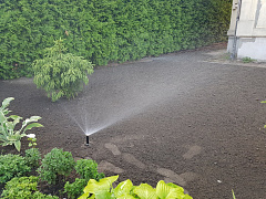 Благоустройство частного сектора. Устройство Газона с Системой автополива