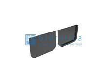 Торцевая заглушка для лотка водоотводного Gidrolica Light №2- пластиковая