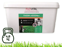 Удобрение Flovital осень для газонов (NPK 4:5:22) 4,8 кг