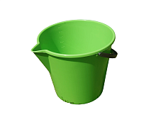 Ведро "ДОБРЫНЯ" с носиком и мерной линейкой 10 л (цветное)