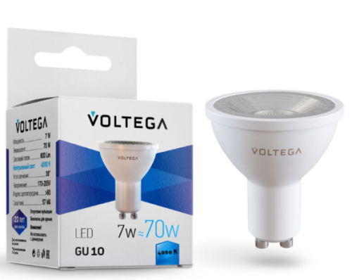 Светодиодная лампа Simple  MR16 7W 4000K 38° GU10 (7061)