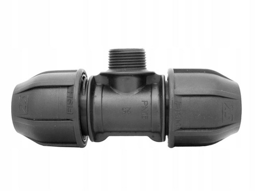 Тройник PE M (GZ) 25 - 3/4"- 25, PN16,Fish