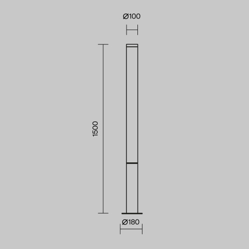 Ландшафтный светильник Ginza O041FL-L30B3K (3000К 30Вт IP 54) фото 7