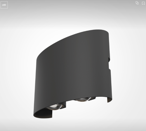 Архитектурная подсветка Strato O417WL-L4GR3K (3000К 4Вт IP 54)