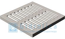 Решетка водоприемная Gidrolica Point РВ-28,5.28,5 - штампованная ст.оц. кл. А15